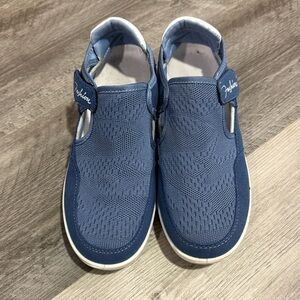 Blue Slip-On Shoes